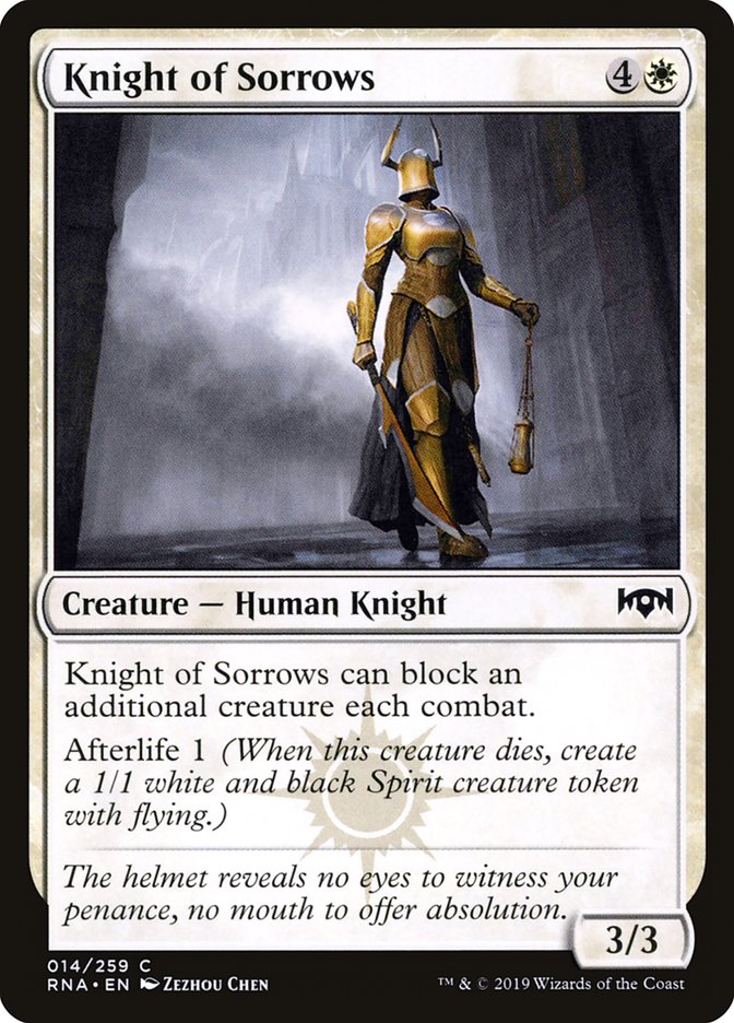 Knight of Sorrows front