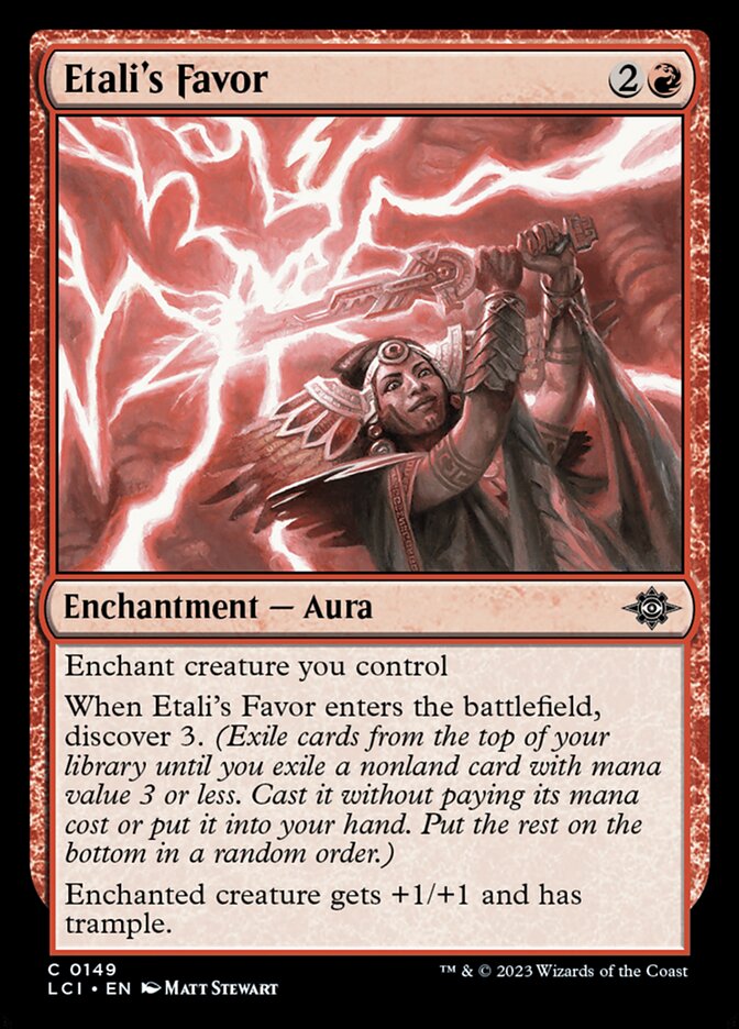 Etali's Favor front