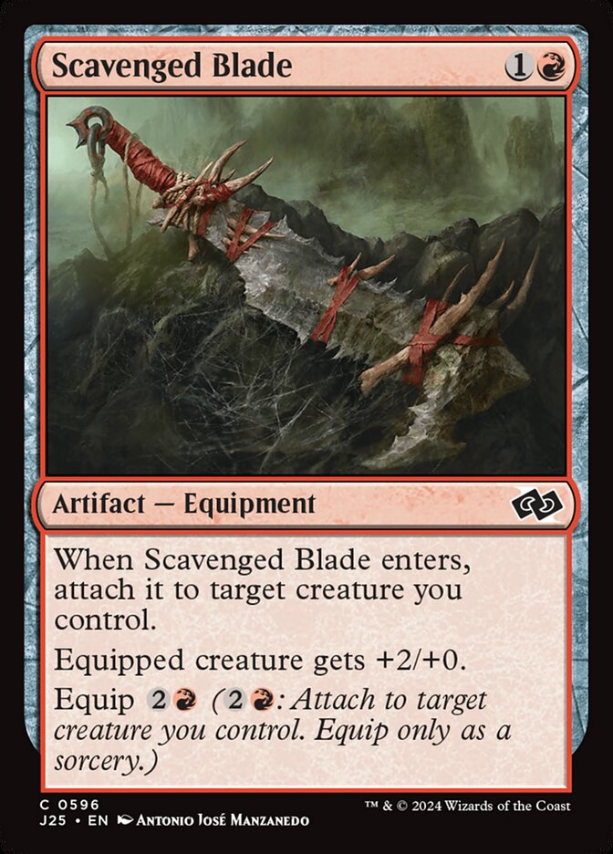 Scavenged Blade front