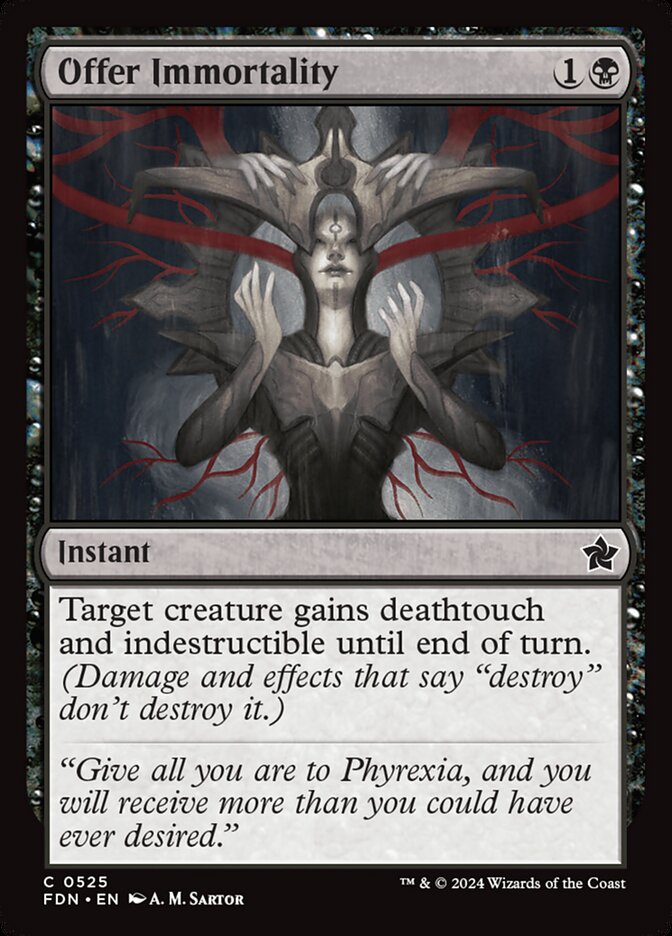Offer Immortality front