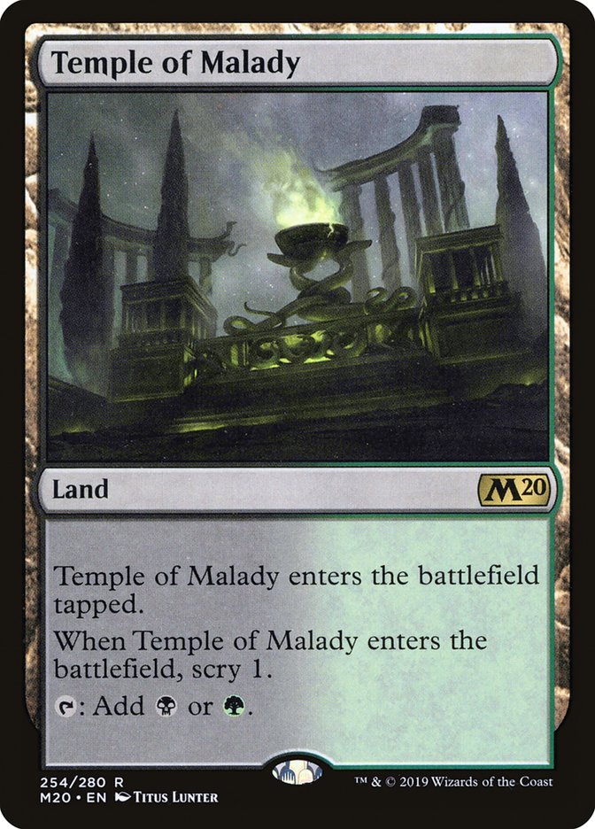 Temple of Malady front