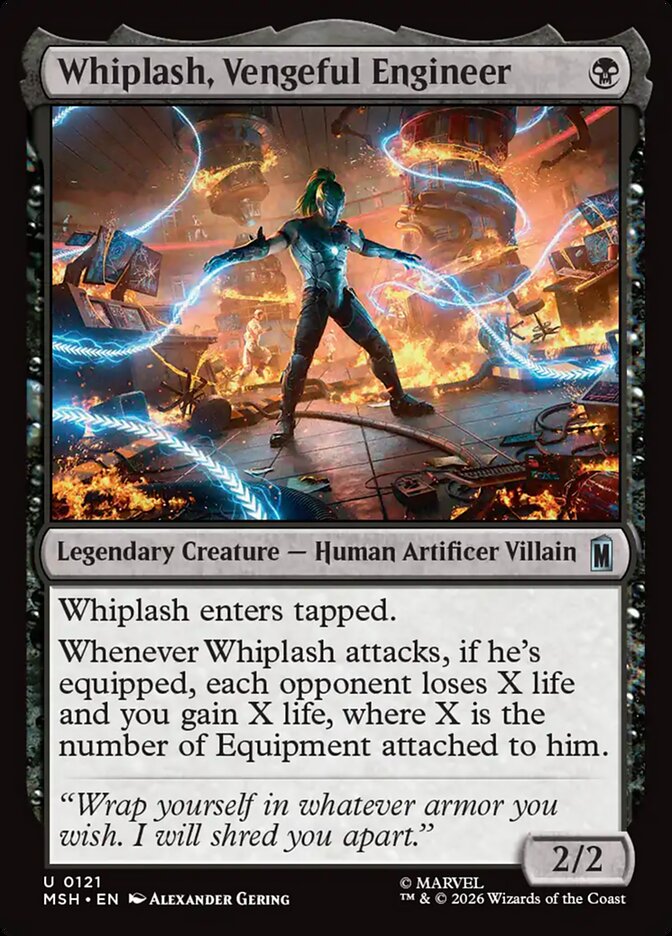 Whiplash, Vengeful Engineer front