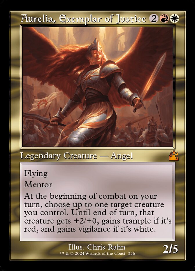 Aurelia, Exemplar of Justice front