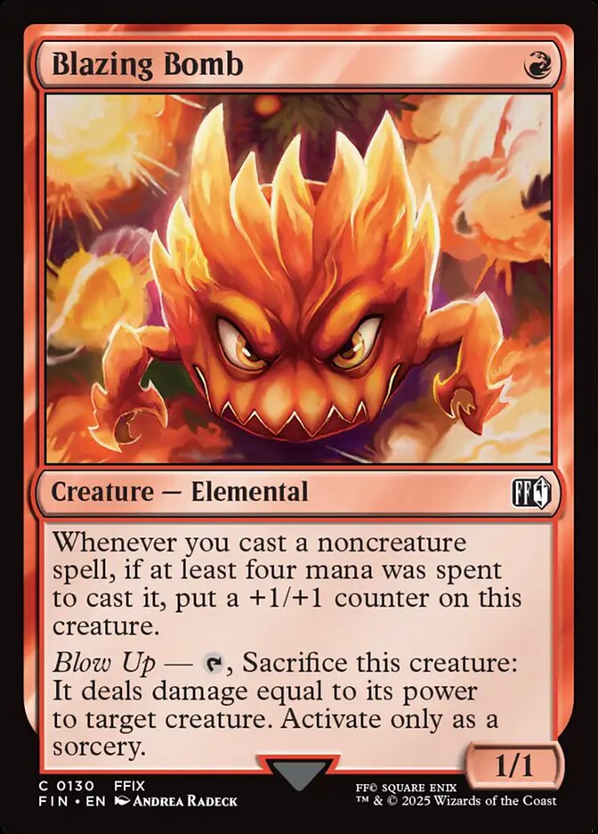 Blazing Bomb front