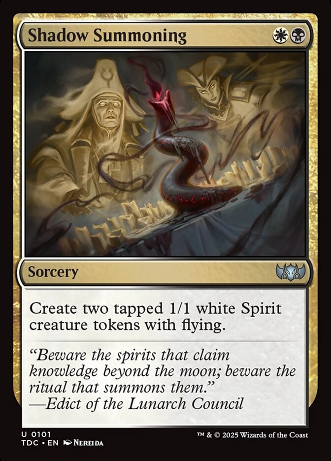 Shadow Summoning front