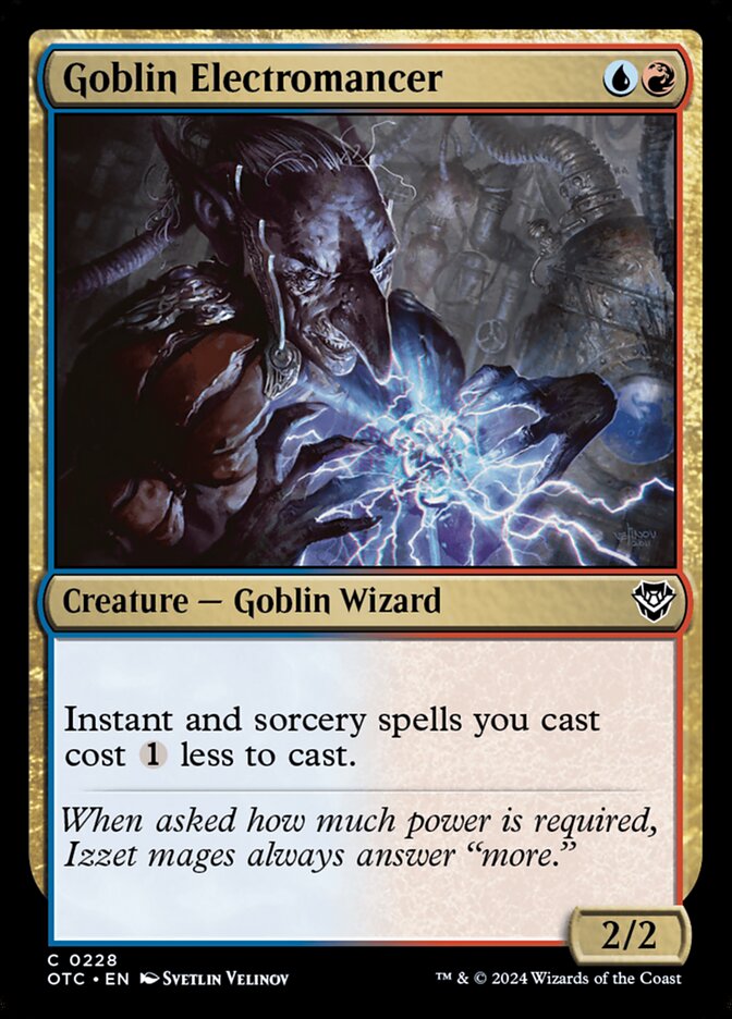 Goblin Electromancer front