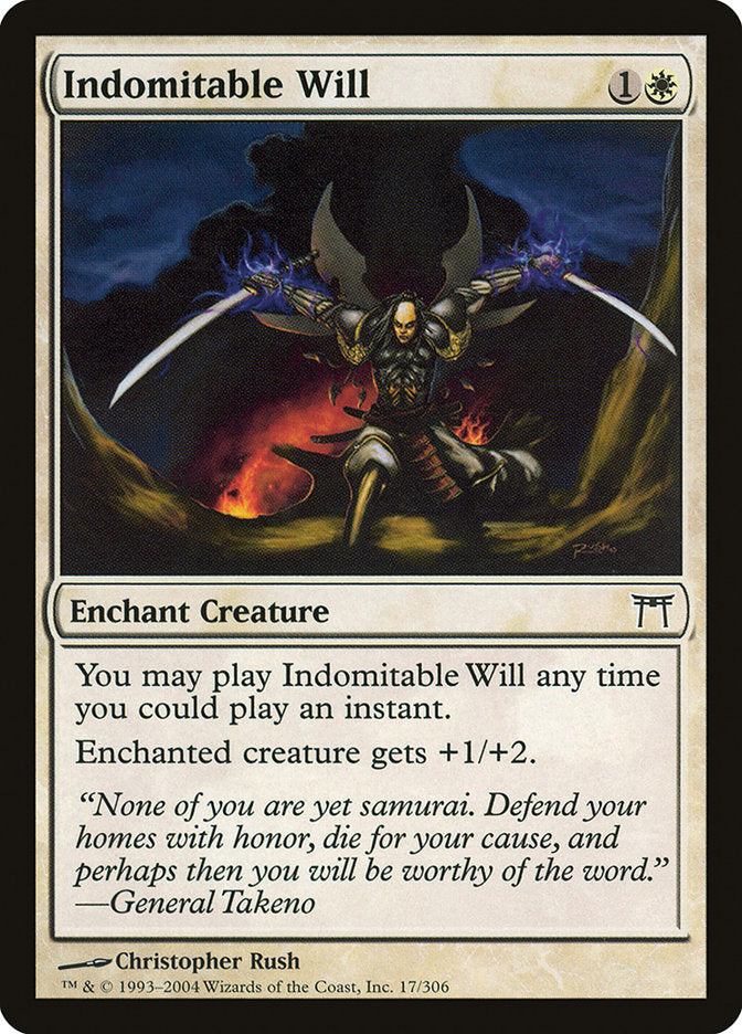 Indomitable Will front