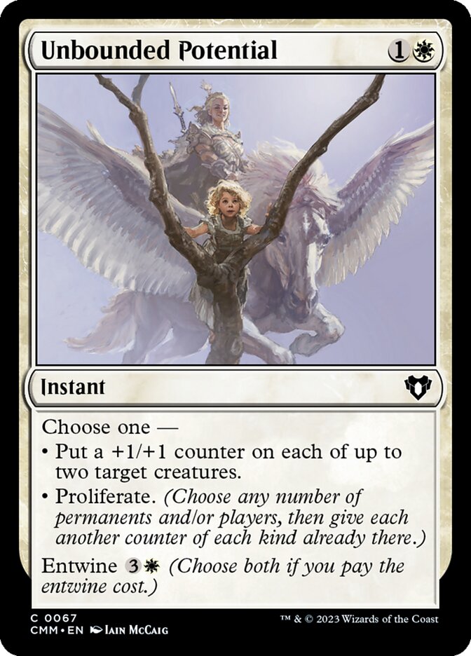 Unbounded Potential front