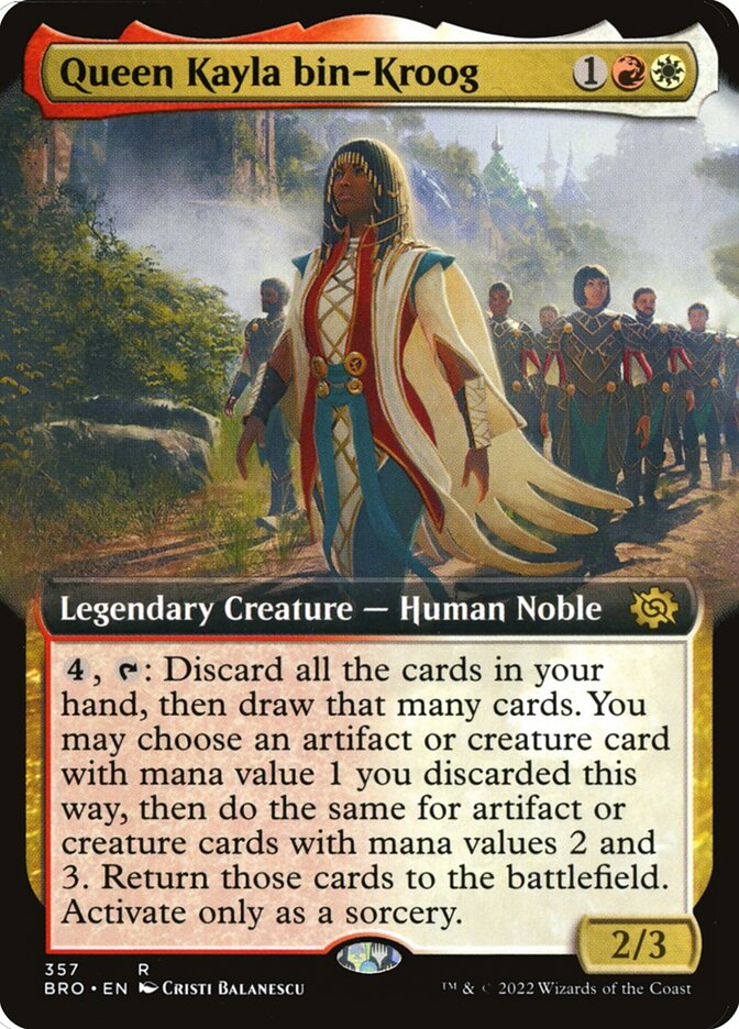 Queen Kayla bin-Kroog front