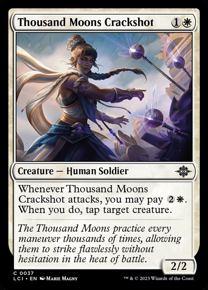 Thousand Moons Crackshot front