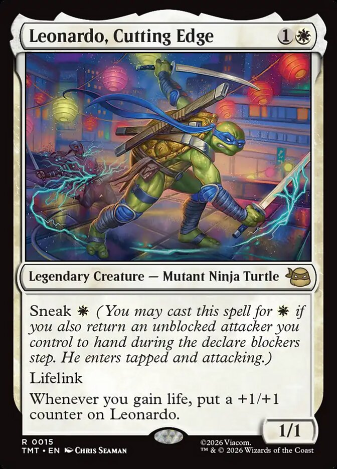 Leonardo, Cutting Edge front