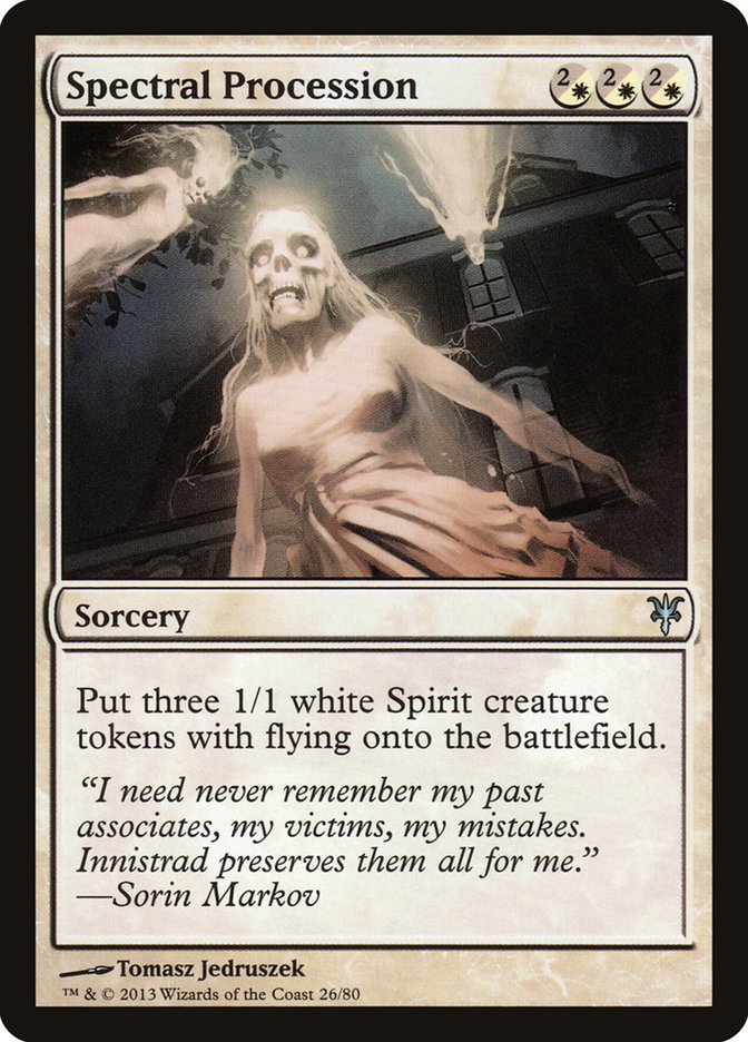 Spectral Procession front