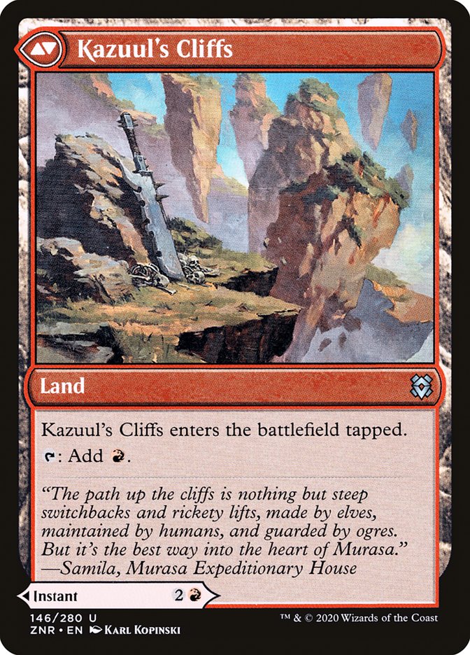 Kazuul's Fury // Kazuul's Cliffs back