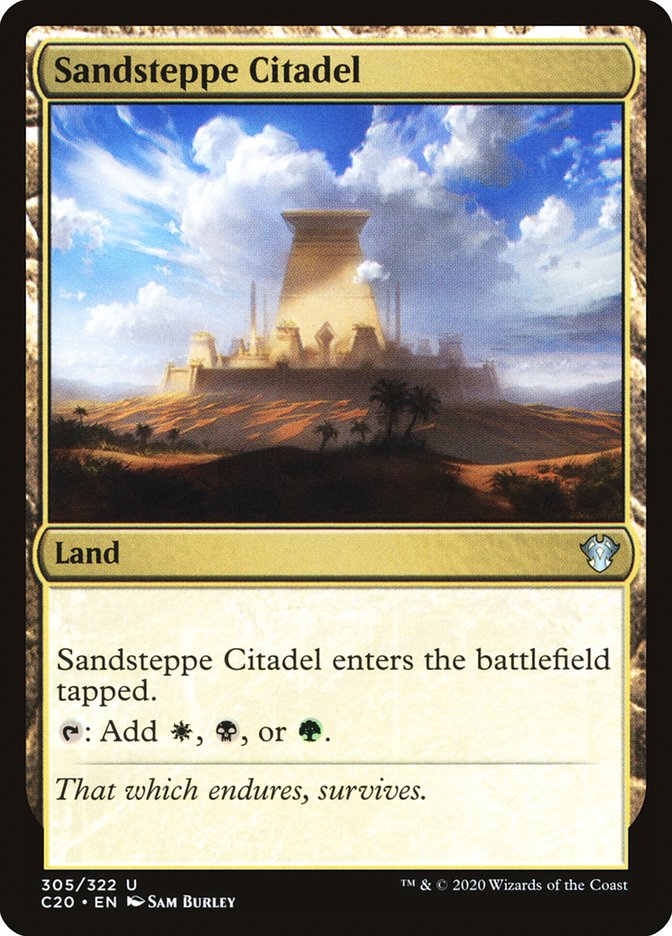 Sandsteppe Citadel front
