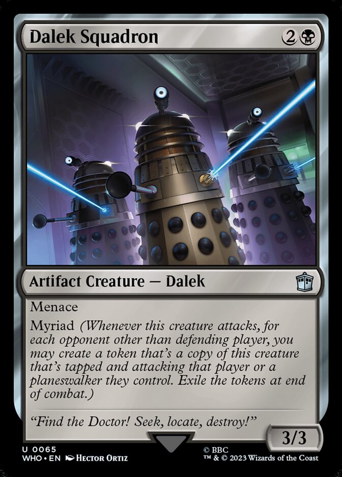 Dalek Squadron front