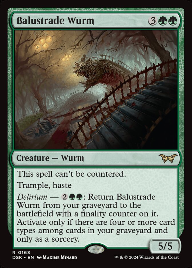 Balustrade Wurm front