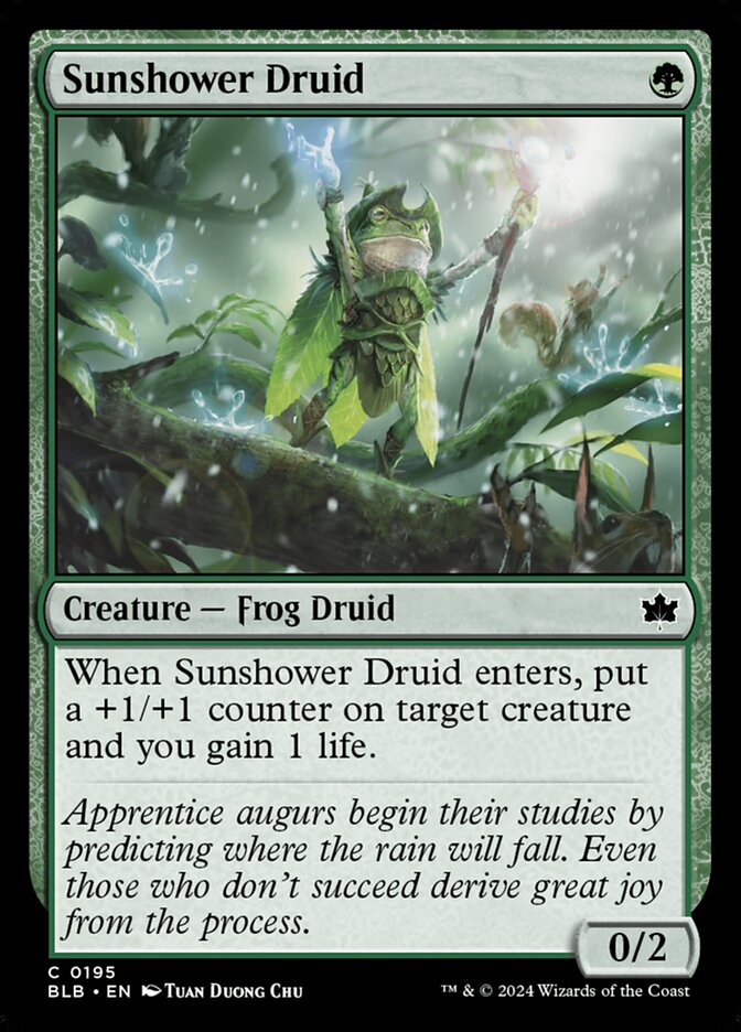 Sunshower Druid front