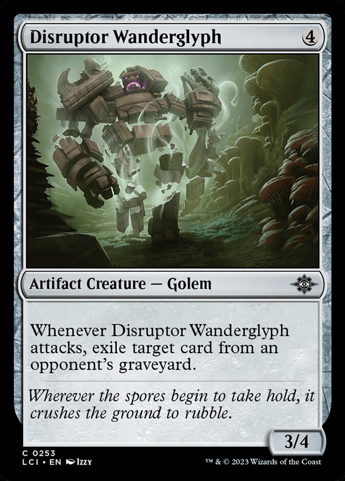 Disruptor Wanderglyph front