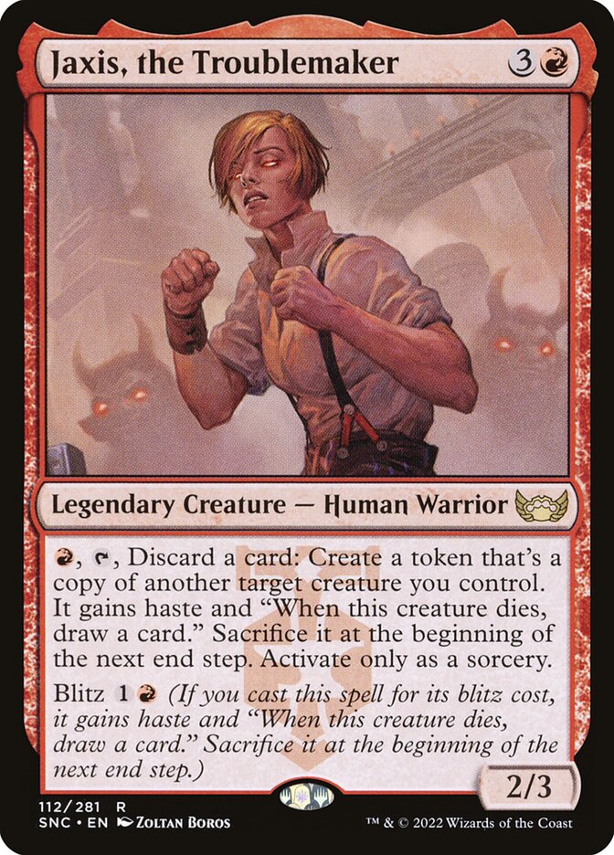 Jaxis, the Troublemaker front
