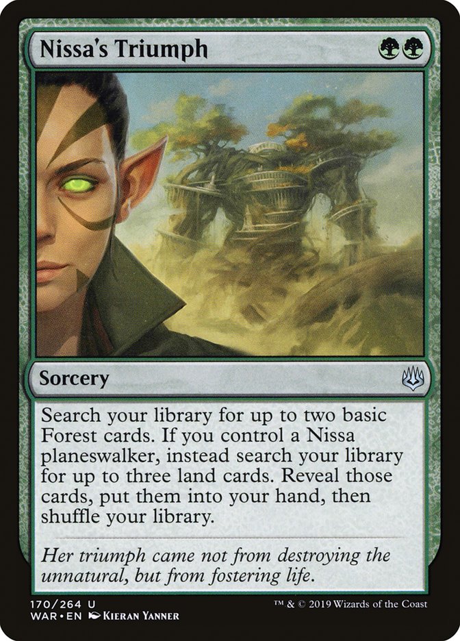 Nissa's Triumph front