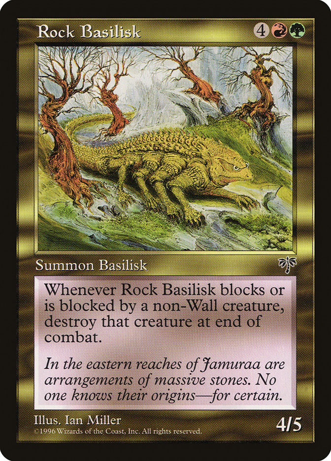 Rock Basilisk front