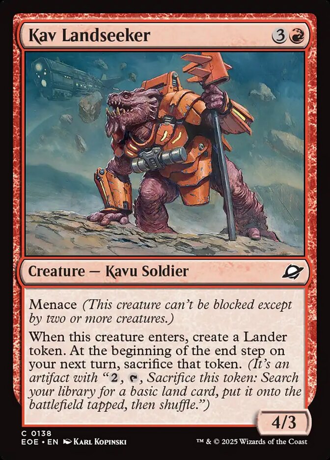 Kav Landseeker front