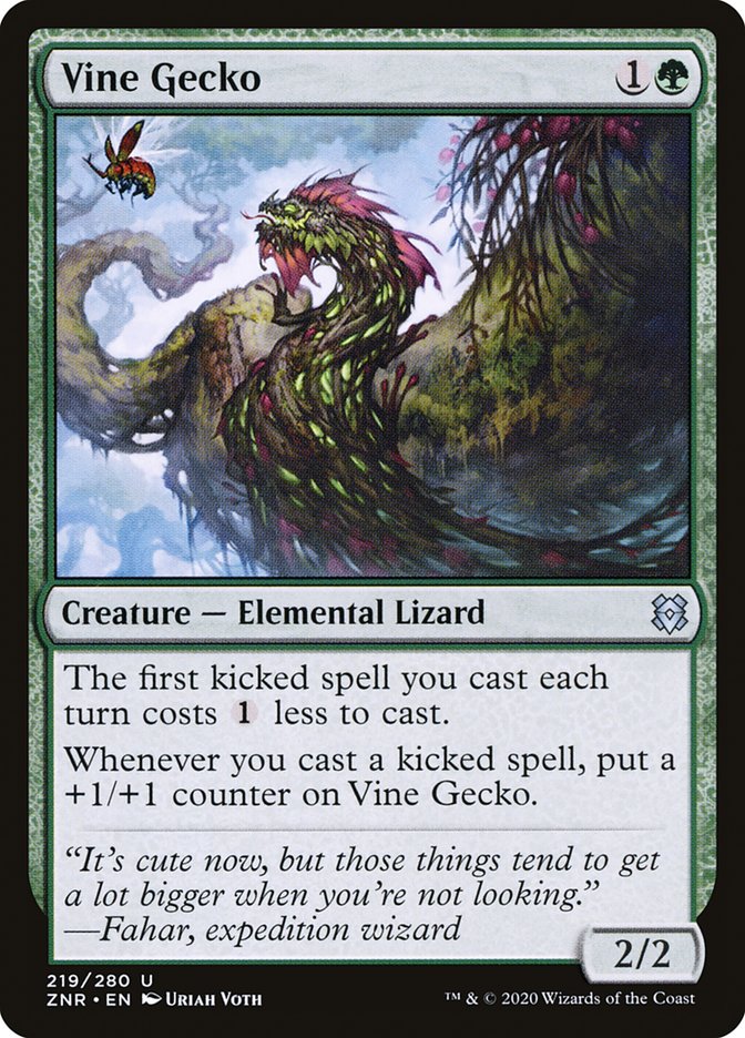 Vine Gecko front