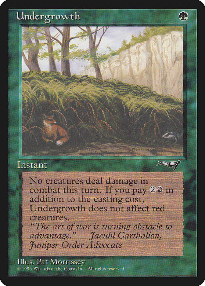 Undergrowth front