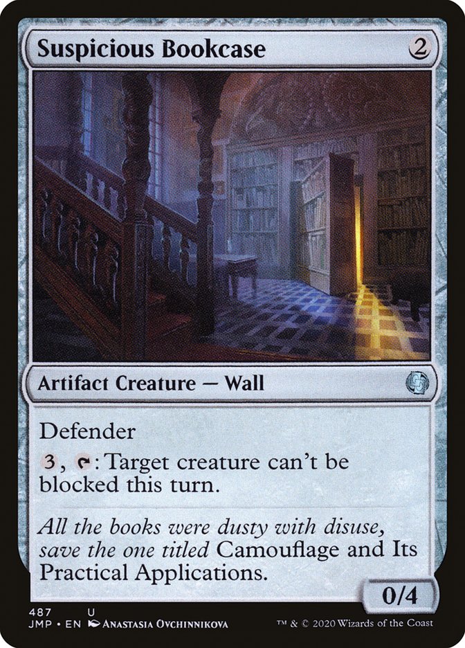 Suspicious Bookcase front