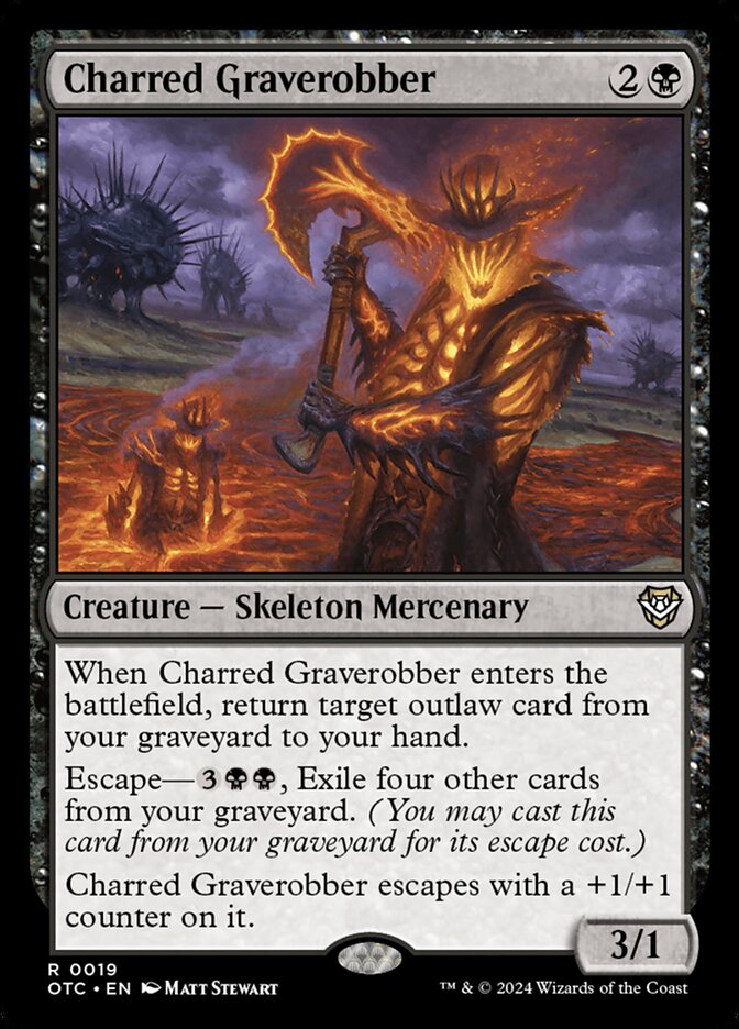 Charred Graverobber front