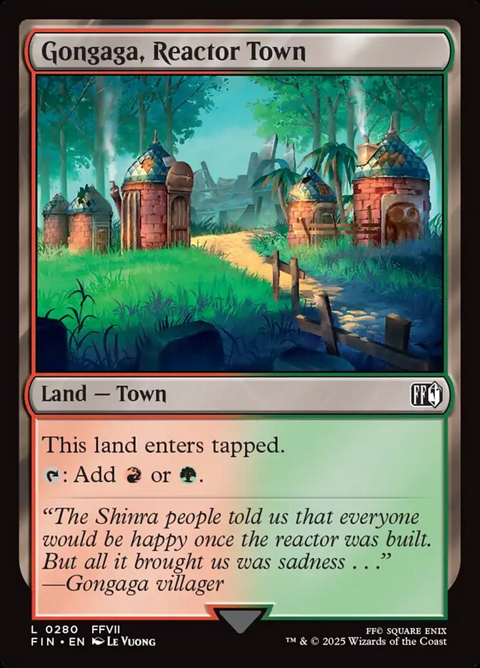 Gongaga, Reactor Town front