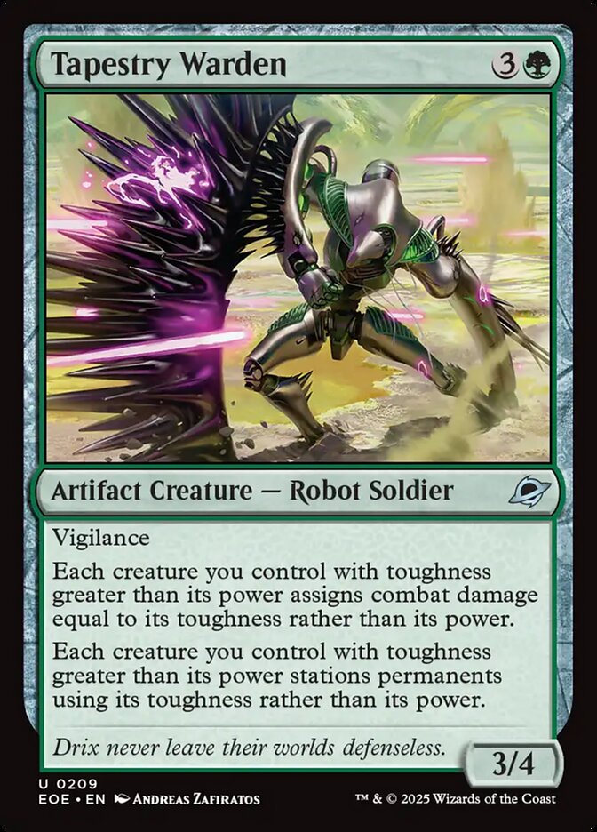 Tapestry Warden front