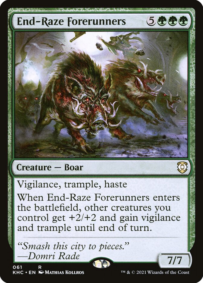 End-Raze Forerunners front