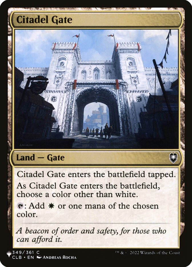 Citadel Gate front