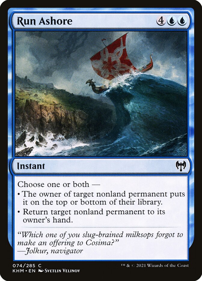Run Ashore front