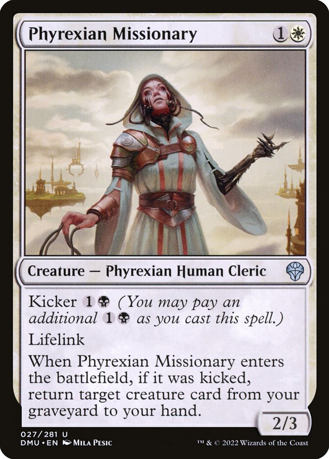 Phyrexian Missionary front