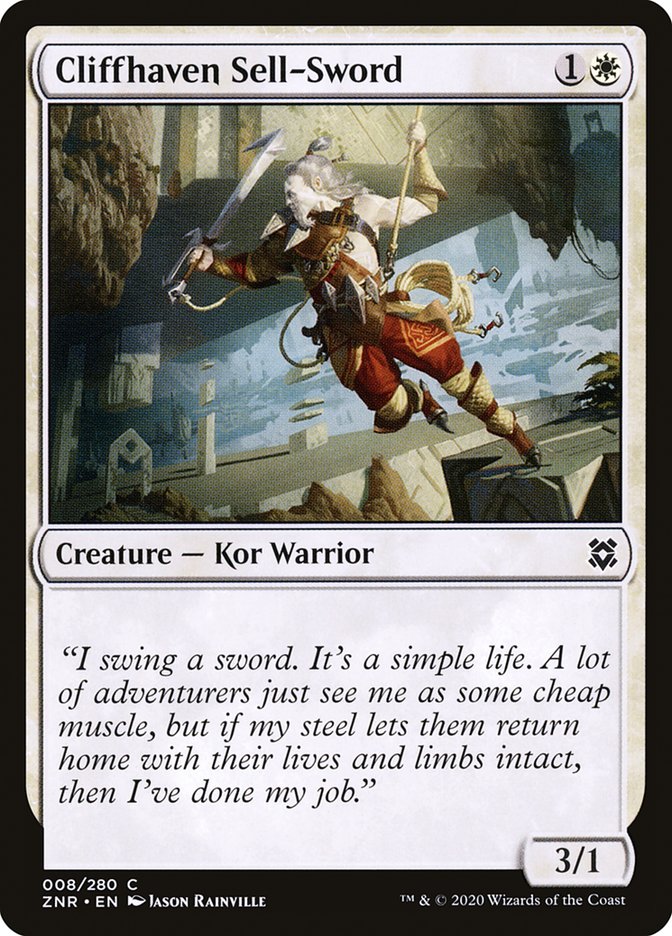Cliffhaven Sell-Sword front