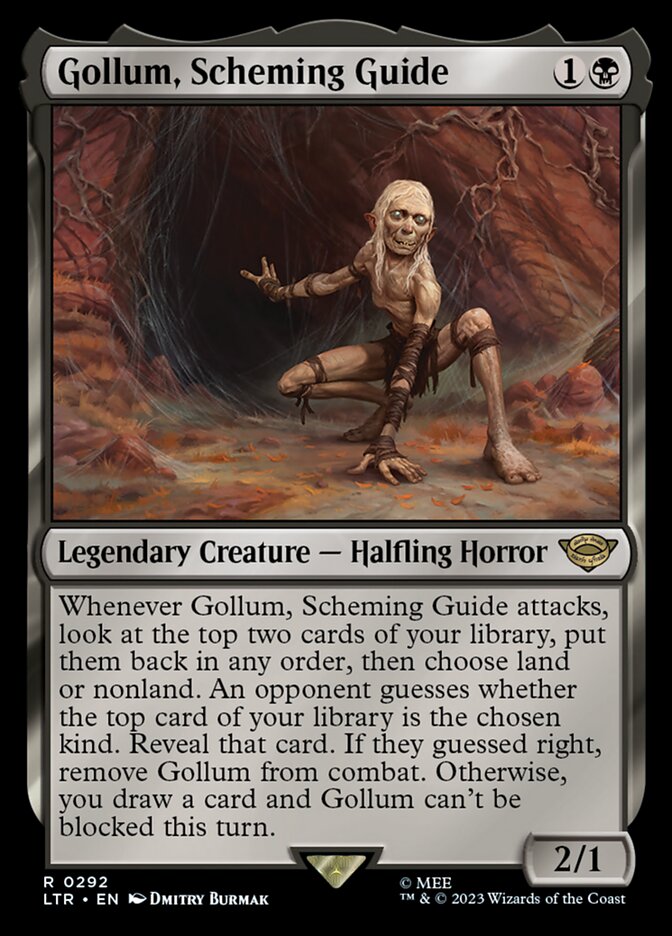 Gollum, Scheming Guide front