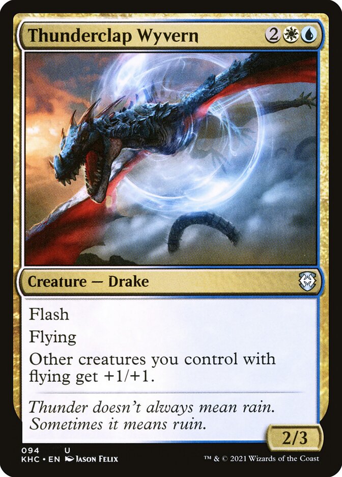 Thunderclap Wyvern front