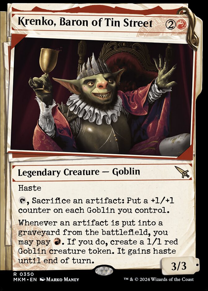 Krenko, Baron of Tin Street front