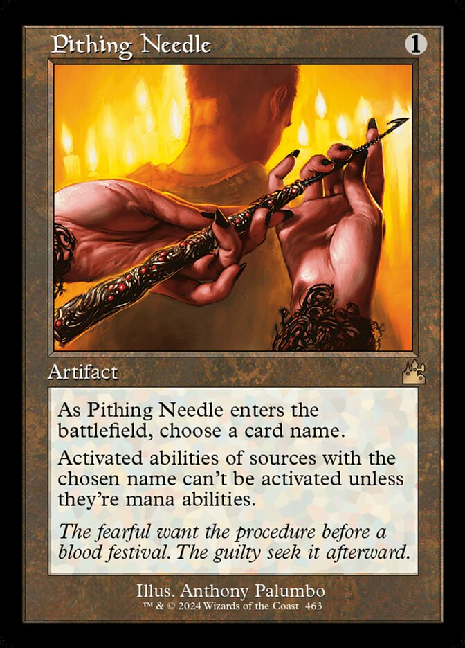 Pithing Needle front