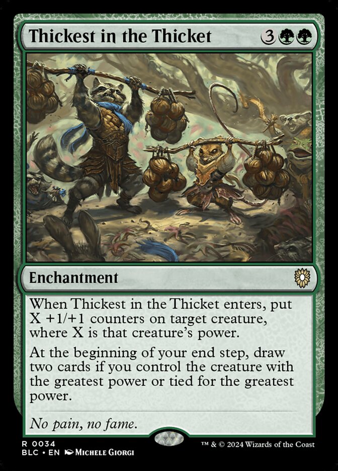 Thickest in the Thicket front