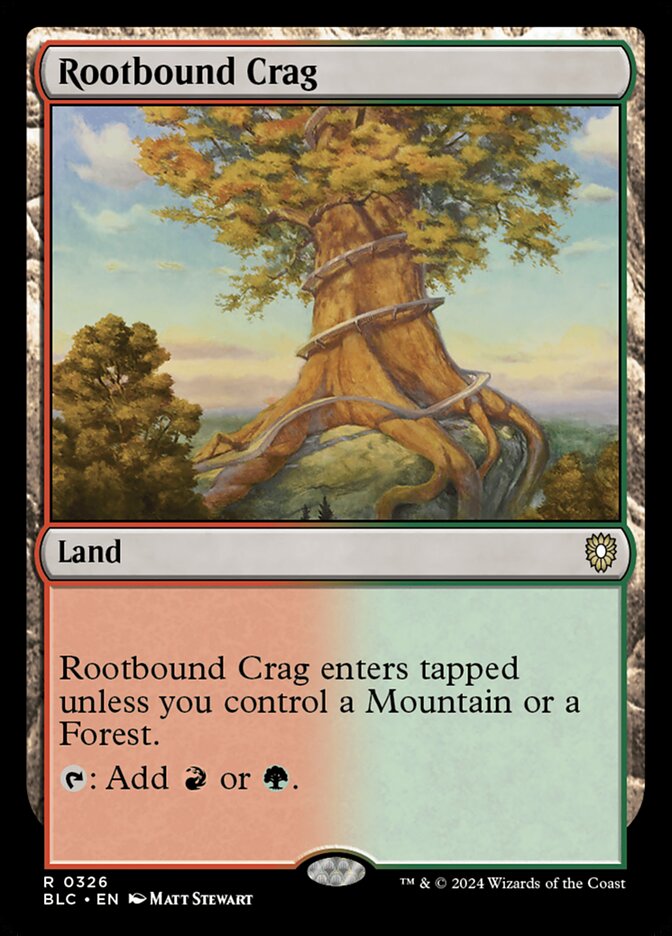 Rootbound Crag front