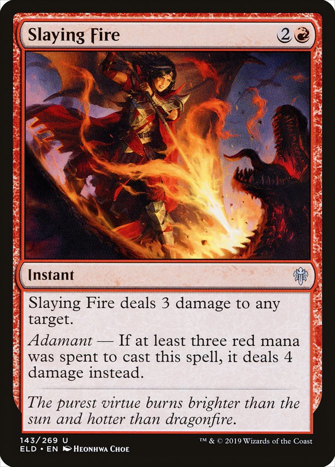 Slaying Fire front