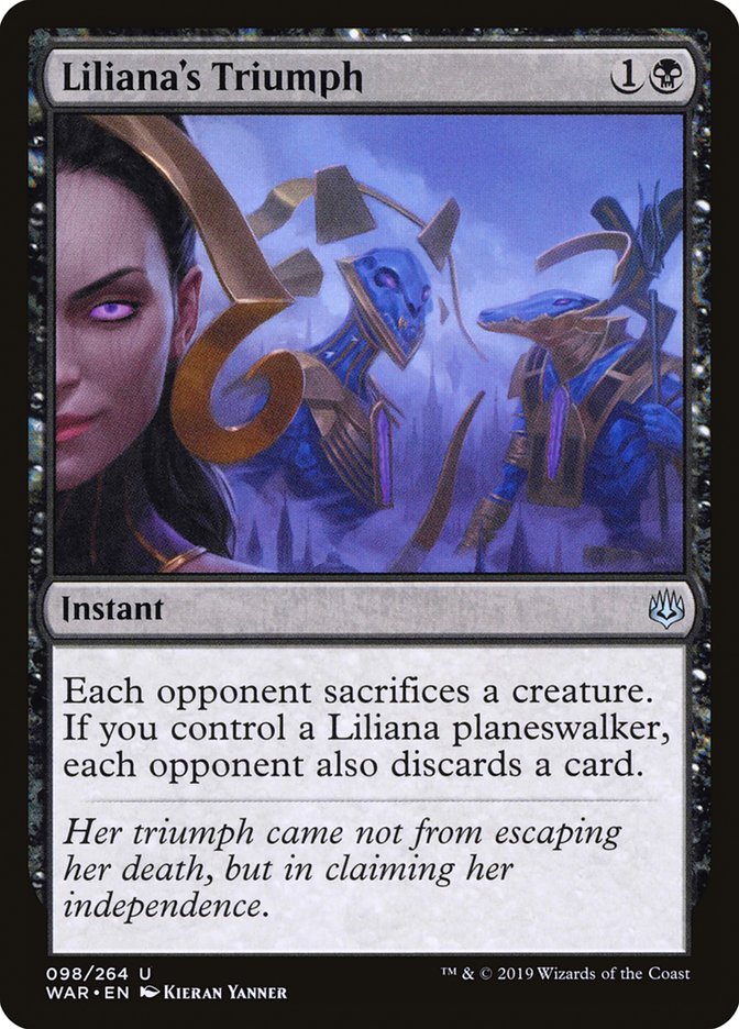 Liliana's Triumph front