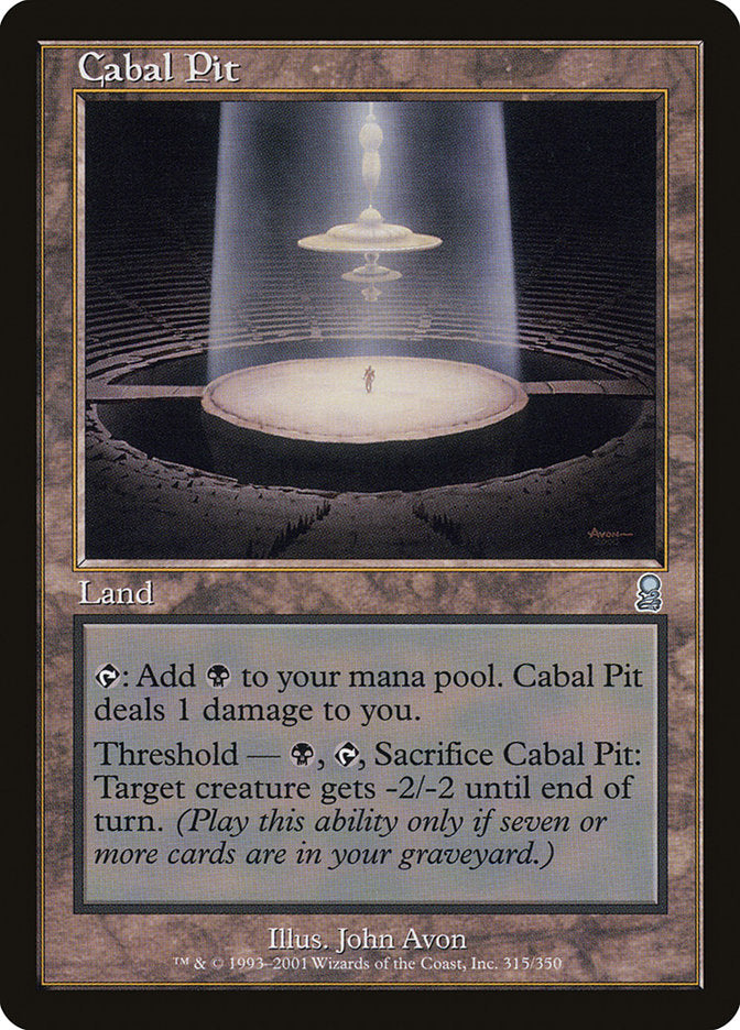 Cabal Pit front