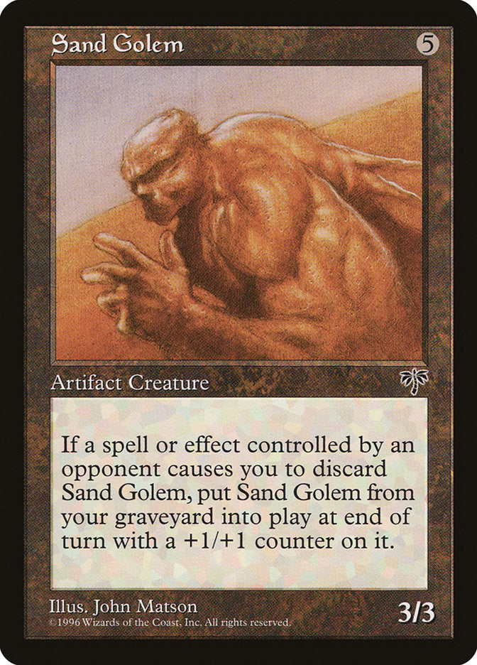 Sand Golem front