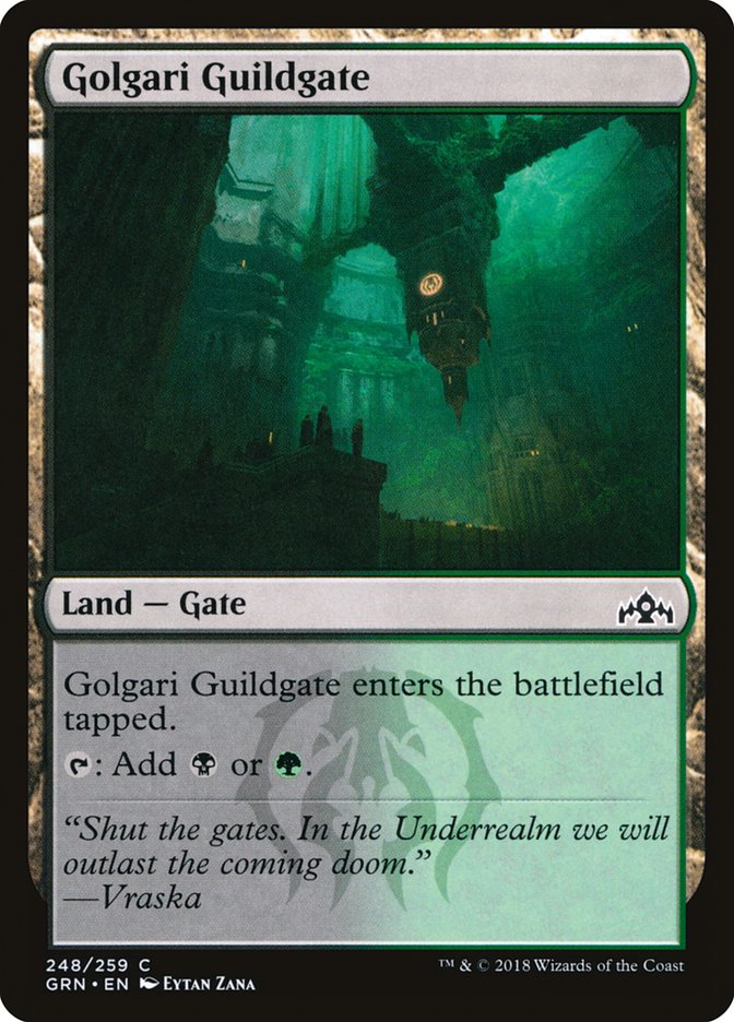 Golgari Guildgate front