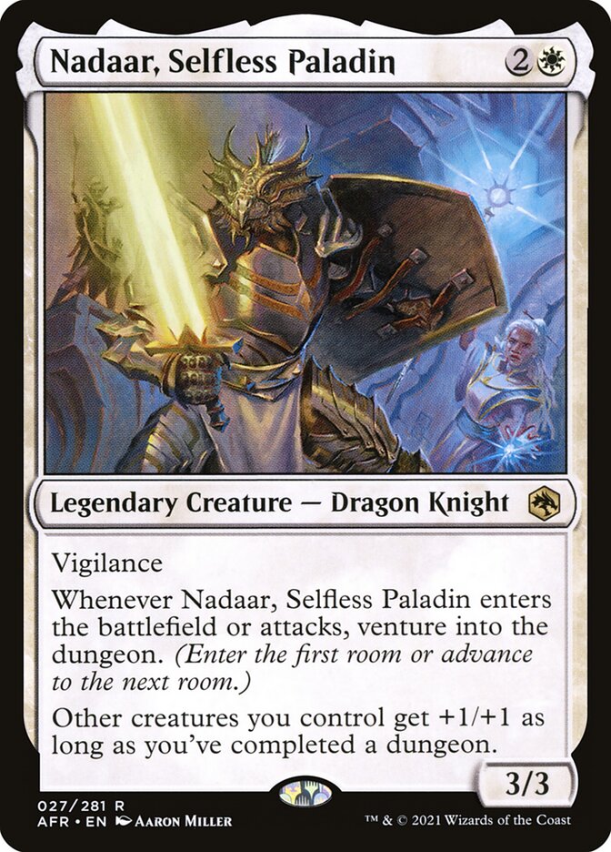 Nadaar, Selfless Paladin front