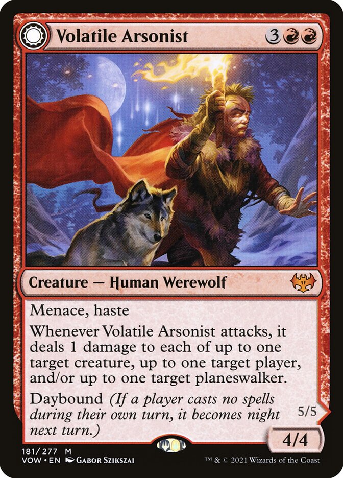 Volatile Arsonist // Dire-Strain Anarchist front